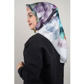Piramit Desen-57 Renk-03 Luxer Desenli Rayon Eşarp