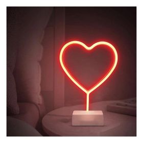 Piranha 21115 Dekoratif Neon Kalp Gece Aydınlatması