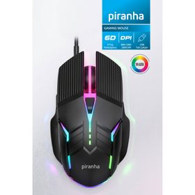 Piranha 7634 Kablolu 6D RGB Gaming Mouse