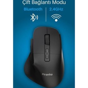 Piranha 7658 Optik Sessiz Bluetooth Kablosuz Mouse
