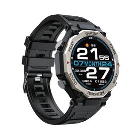 Piranha 9924 Gümüş Siyah Akıllı Saat