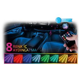 Piranha Sese Duyarlı Led Ambiyans Aydınlatma