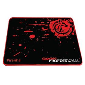 Piranha Siyah Kırmızı 30x25 cm Mouse Pad