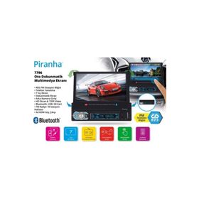 Piranha Titan C Type 7796 7 İnch Ekranlı Oto Teyp