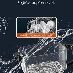 PiranTech AF539T XL 5.5 lt Borcam Hazneli Airfryer