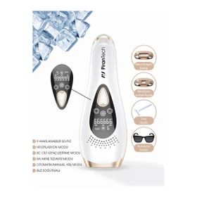 PiranTech BHRL-10 Beyaz IPL Epilasyon Cihazı