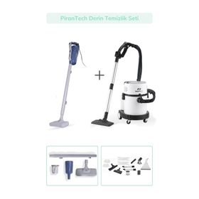 PiranTech RLZ-208 Beyaz Buharlı Temizlik Robotu