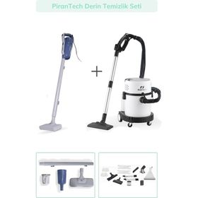 PiranTech RLZ-208 Beyaz Buharlı Temizlik Robotu