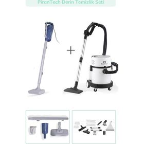 PiranTech RLZ-208 Beyaz Buharlı Temizlik Robotu