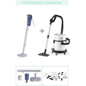 PiranTech RLZ-208 Beyaz Buharlı Temizlik Robotu