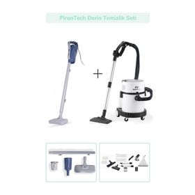 PiranTech RLZ-208 Beyaz Buharlı Temizlik Robotu