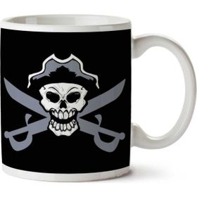Pirate Skull And Cross Cutlass Baskılı Kupa