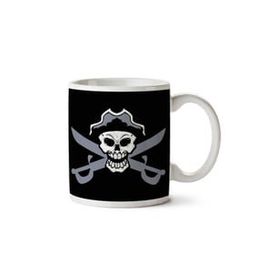 Pirate Skull And Cross Cutlass Baskılı Kupa