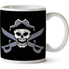 Pirate Skull And Cross Cutlass Baskılı Kupa