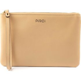 Pirci Deri Pouch Bej Kadın Cüzdan