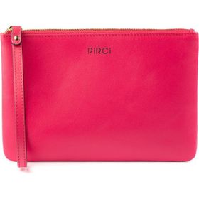 Pirci Deri Pouch Fuşya Kadın Cüzdan