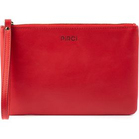 Pirci Deri Pouch Kırmızı Kadın Cüzdan