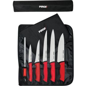 Pirge 35197 Duo 6'lı Çantalı Bıçak Seti