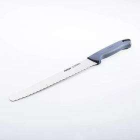 Pirge 37009 Gastro Gri 22.5 cm Geniş Pro Ekmek Bıçağı
