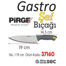 Pirge 37160 Gastro 19 cm Şef Bıçağı