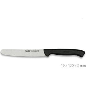 Pirge 38046 Ecco Siyah 12 cm Domates Bıçağı