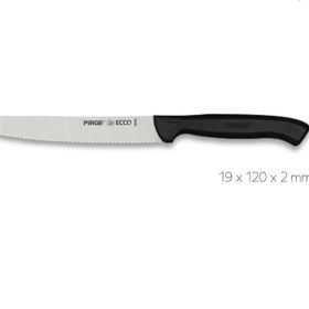 Pirge 38046 Ecco Siyah 12 cm Domates Bıçağı