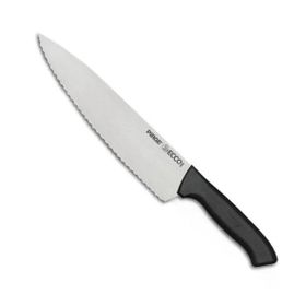 Pirge 38261 21 cm Siyah Ecco Dişli Şef Bıçağı