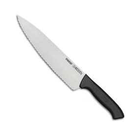 Pirge 38261 21 cm Siyah Ecco Dişli Şef Bıçağı
