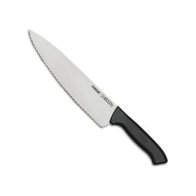 Pirge 38261 21 cm Siyah Ecco Dişli Şef Bıçağı
