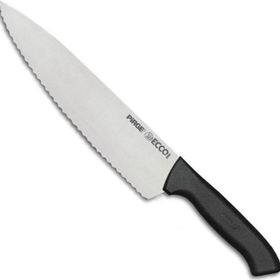 Pirge 38261 21 cm Siyah Ecco Dişli Şef Bıçağı