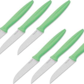 Pirge 46010 Pure Line 9 cm 6'lı Yeşil Meyve Bıçağı Set