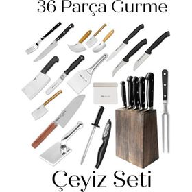 Pirge Çeyizlik Gurme – 36 Parça Bıçak Seti