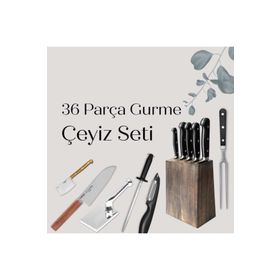 Pirge Çeyizlik Gurme – 36 Parça Bıçak Seti