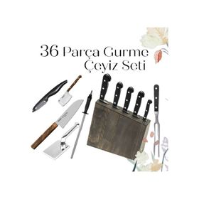Pirge Çeyizlik Gurme – 36 Parça Bıçak Seti
