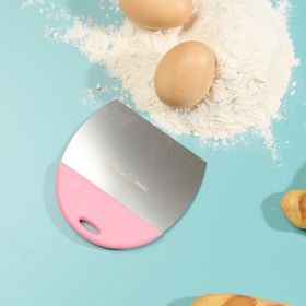 Pirge Creme Home 10 cm Pembe Hamur Kazıyıcı