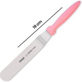 Pirge Creme Home 19 cm Pembe Kıvrık Pasta Paleti
