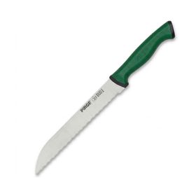 Pirge Duo 34024 17 cm Yeşil Ekmek Bıçağı