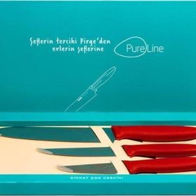 Pirge Pureline 46021 3'lü Bıçak Seti