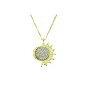 Pirmoda 925 Ayar Kadın Gümüş Gold Mihrimah Sultan Kolye