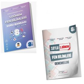 Pisagor ve Zeka Küpü Yayınları 8. Sınıf 1.Dönem Fen Bilimleri Soru Bankası ve Deneme Seti