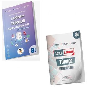 Pisagor ve Zeka Küpü Yayınları 8. Sınıf 1.Dönem Türkçe Soru Bankası ve Deneme Seti