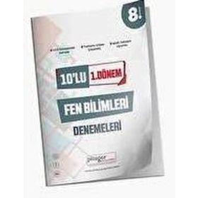 Pisagor Yayınları - 8. Sınıf 10'lu 1. Dönem Fen Bilimleri Denemeleri