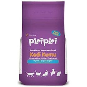 Pisipisi Bebek Pudralı İnce Taneli 12 lt Kedi Kumu