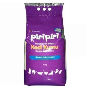 Pisipisi Sabun Kokulu Kalın Taneli Topaklanan Doğal 10 kg Kedi Kumu