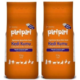 Pisipisi Sabunlu 2x10 kg Kalın Kedi Kumu