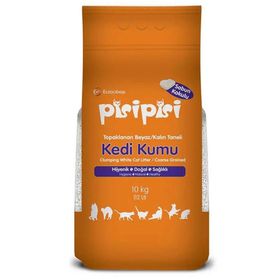 Pisipisi Sabunlu Kalın Taneli 10 kg Bentonit Kokulu Kedi Kumu