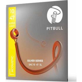 Pitbull 010-047 Strings Silver Series Sag Takım Gitar Teli