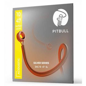 Pitbull 010-047 Strings Silver Series Sag Takım Gitar Teli