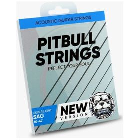 Pitbull 010-047 Strings Silver Series Sag Takım Gitar Teli
