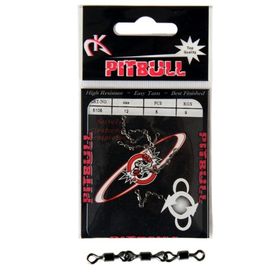 Pitbull 5105 5'li Black Nikel 3 Zincir Fırdöndü
